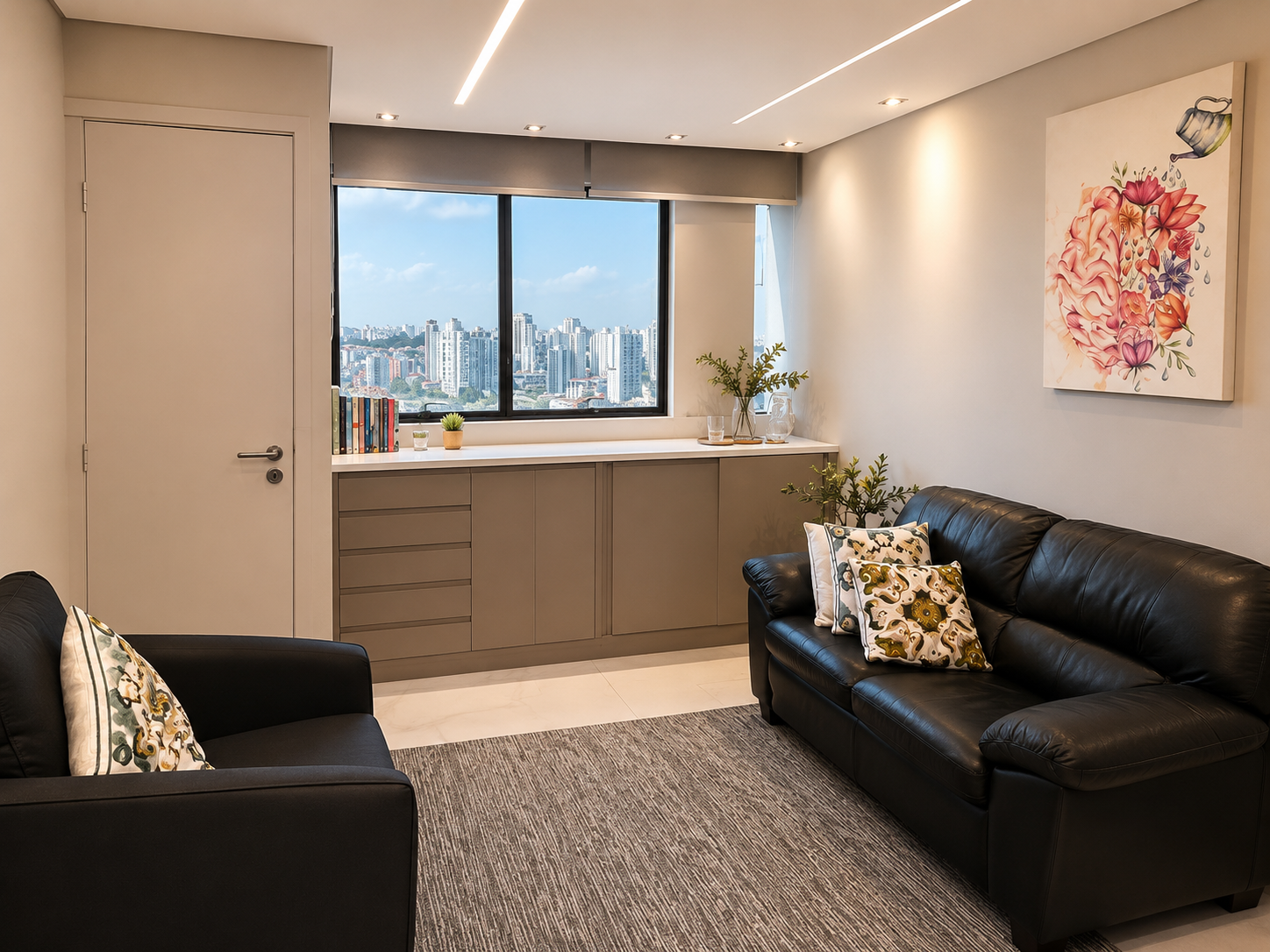 Sala de atendimento de Letícia Alvarenga, Tucuruvi, São Paulo